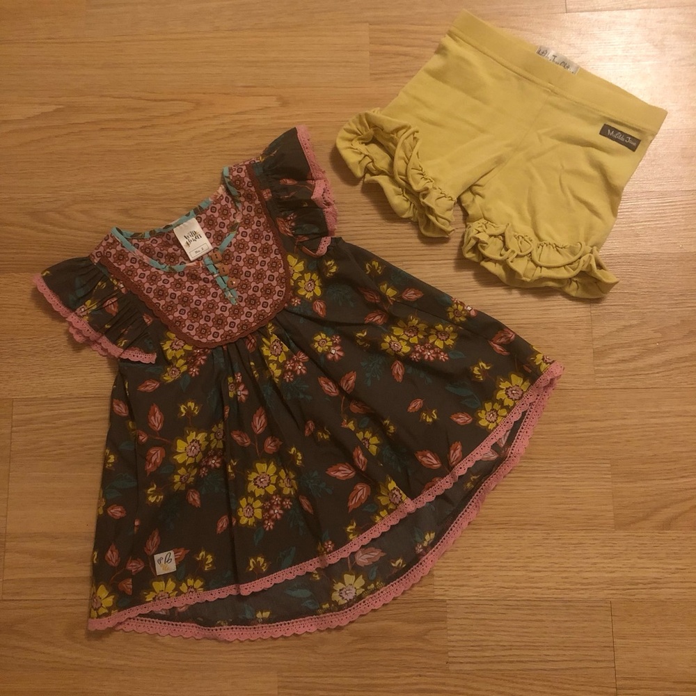 “Wildflower” and “Matilda Jane” 2pc set size 2